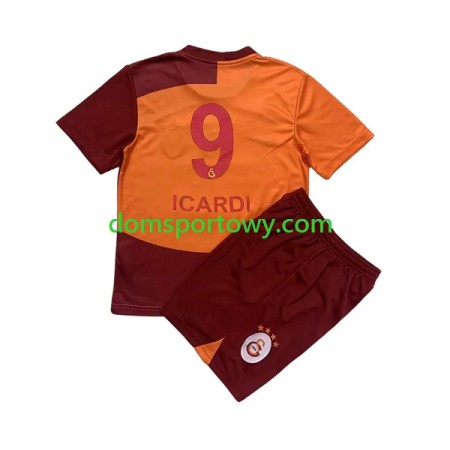 Koszulka Galatasaray Icardi 9 Dziecięcy Domowe Koszulki Piłkarskie 2023-2024 Krótki Rękaw